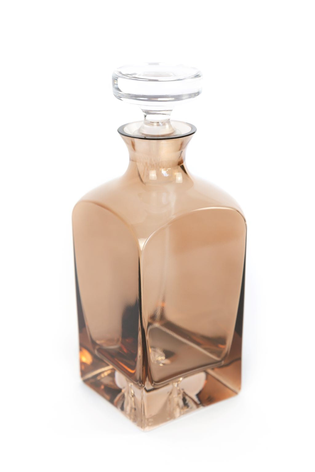 Estelle Colored Decanter- Heritage {Amber Smoke}