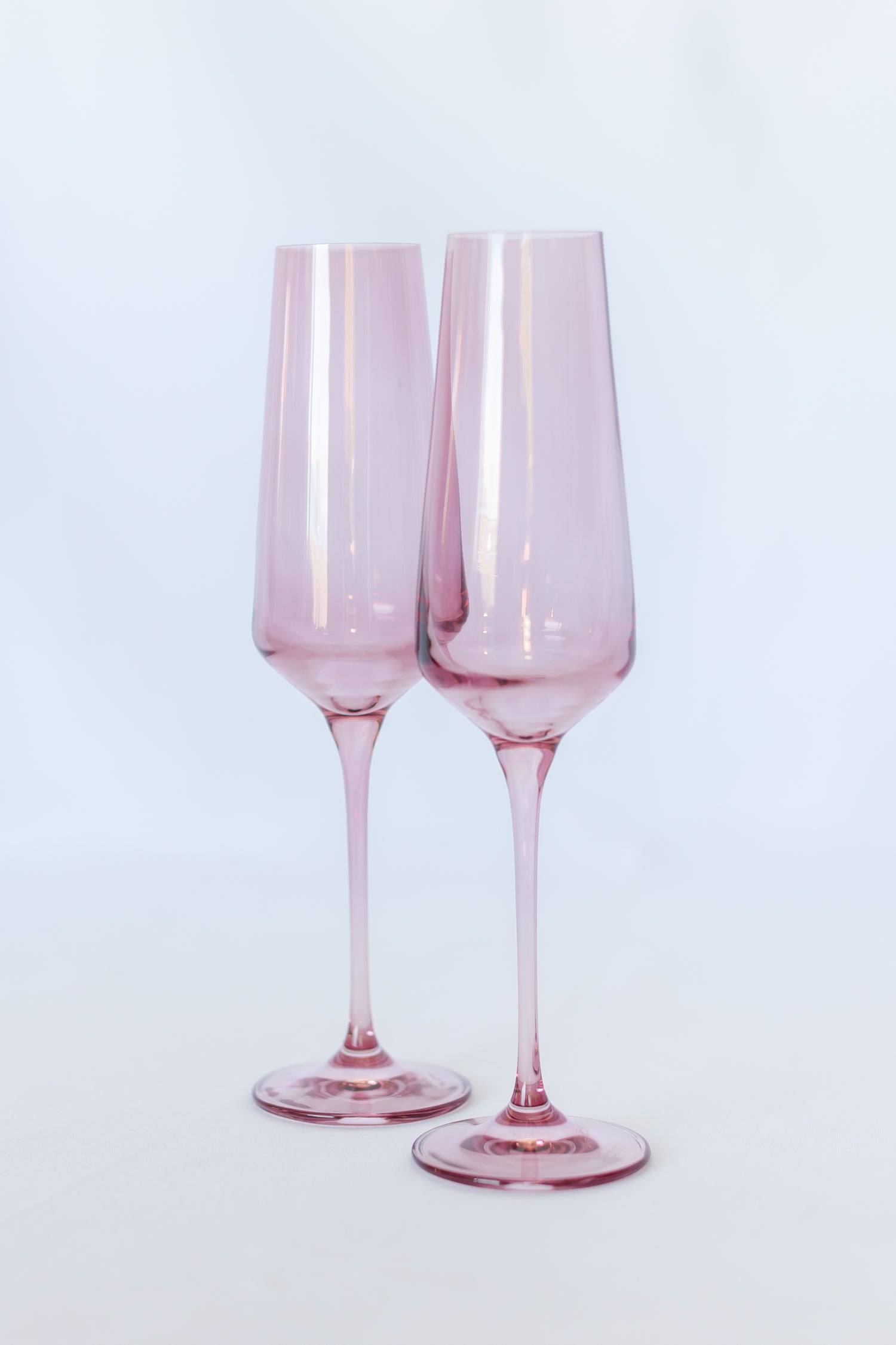 Estelle Colored Champagne Flute - Set of 2 {Rose}