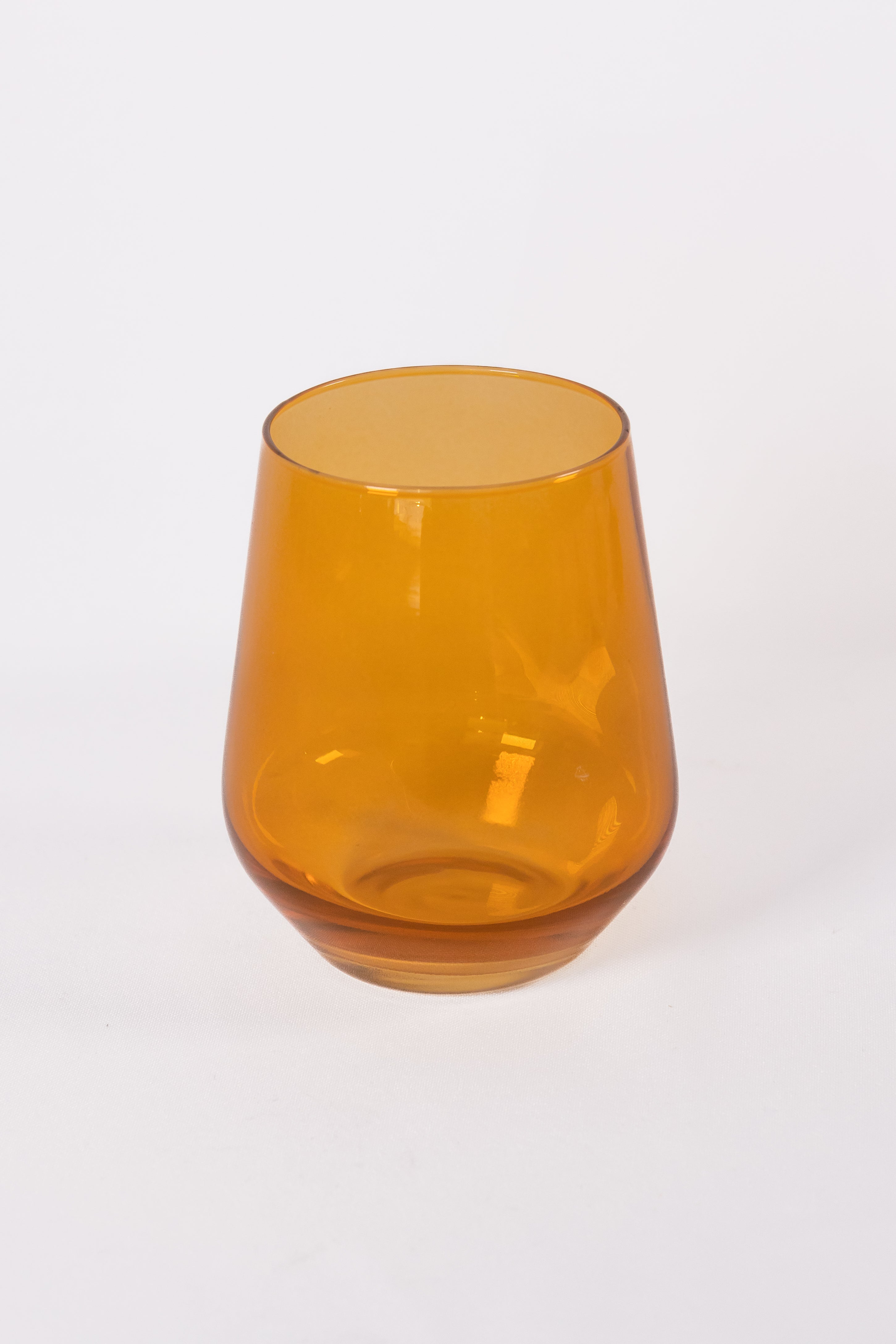 Estelle Colored Wine Stemless - Set of 6 {Butterscotch}