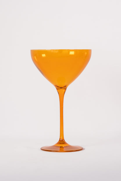 Estelle Colored Martini Glass - Set of 6 {Butterscotch}
