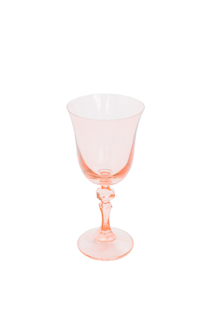 Estelle Colored Regal Goblet - Set of 2 {Blush Pink}