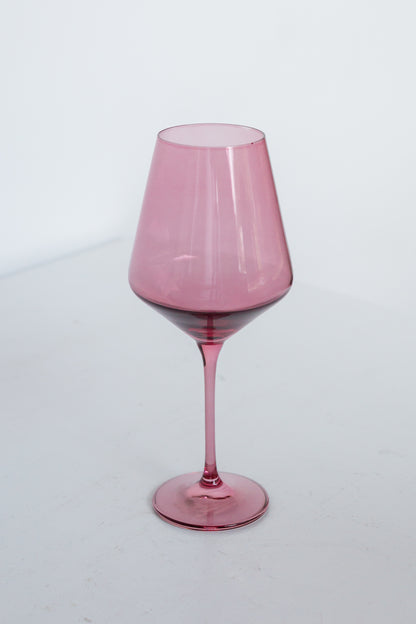 Estelle Colored Wine Stemware - Set of 6 {Rose}