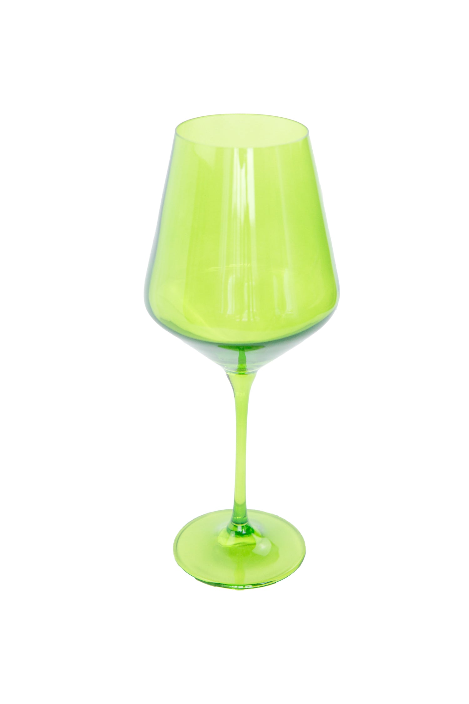 Estelle Colored Wine Stemware - Set of 2 {Forest Green}