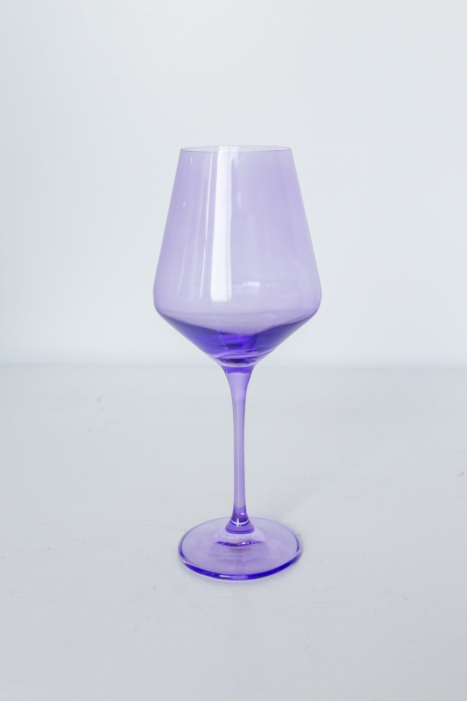 Estelle Colored Wine Stemware - Set of 6 {Lavender}
