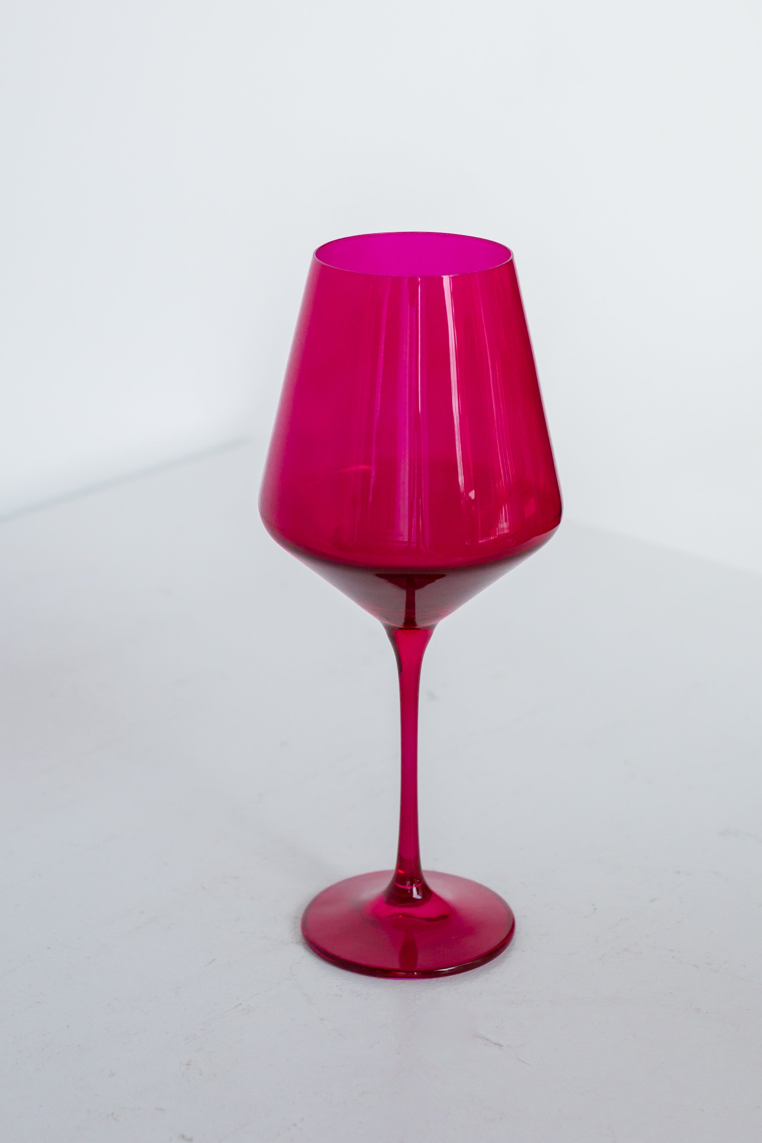 Estelle Colored Wine Stemware - Set of 6 {Viva Magenta (Our Fuchsia)}