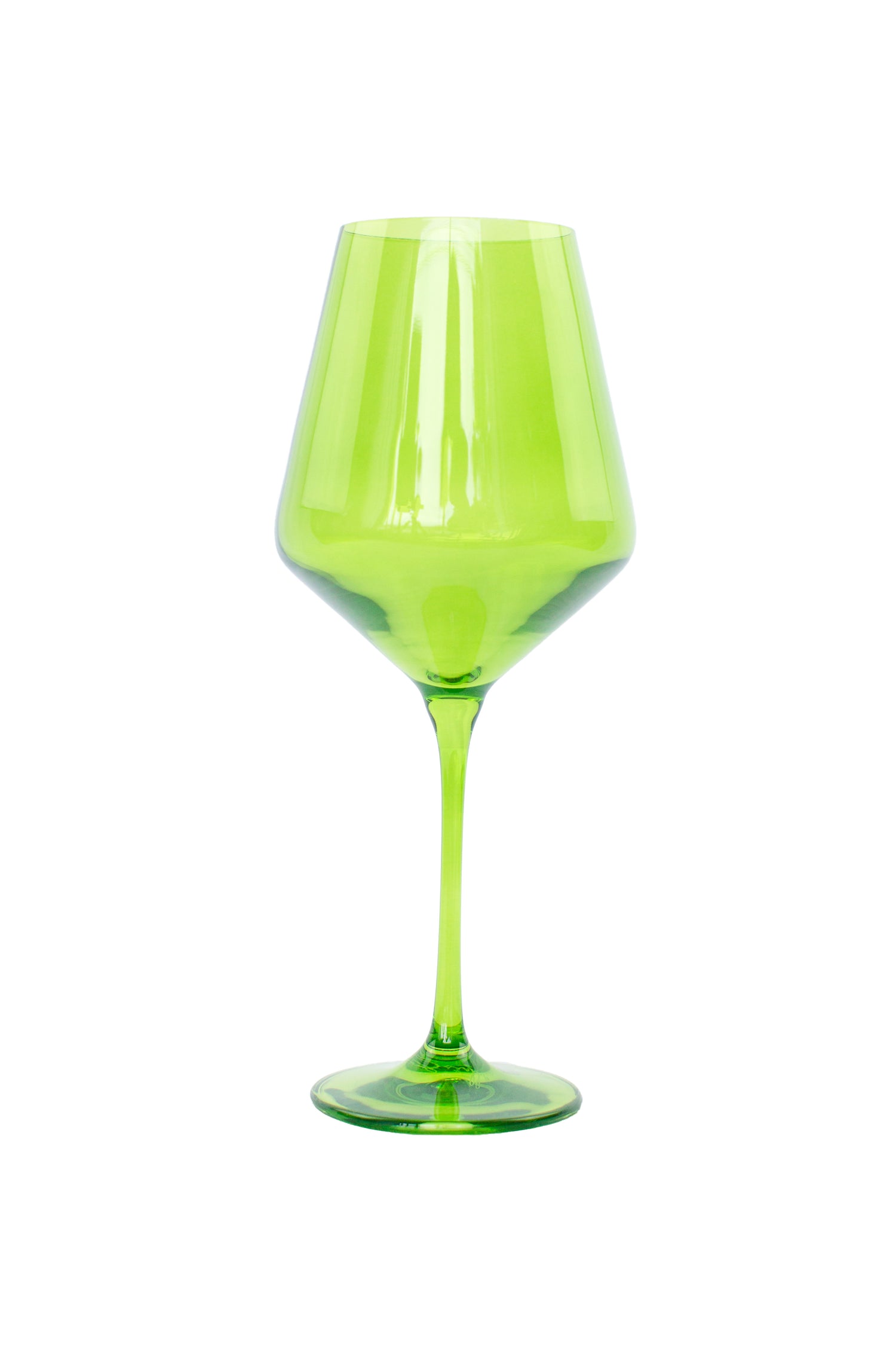 Estelle Colored Wine Stemware - Set of 2 {Forest Green}